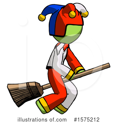 Royalty-Free (RF) Green Design Mascot Clipart Illustration by Leo Blanchette - Stock Sample #1575212