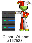 Green Design Mascot Clipart #1575234 by Leo Blanchette