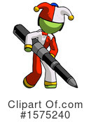 Green Design Mascot Clipart #1575240 by Leo Blanchette