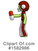 Green Design Mascot Clipart #1582986 by Leo Blanchette