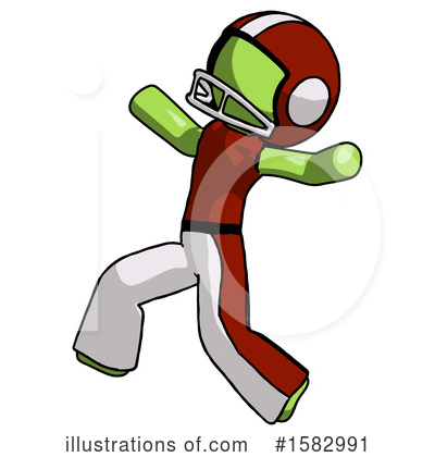 Royalty-Free (RF) Green Design Mascot Clipart Illustration by Leo Blanchette - Stock Sample #1582991