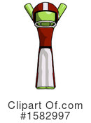 Green Design Mascot Clipart #1582997 by Leo Blanchette