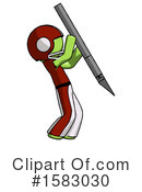 Green Design Mascot Clipart #1583030 by Leo Blanchette