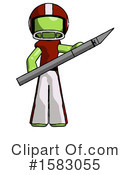 Green Design Mascot Clipart #1583055 by Leo Blanchette