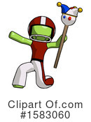 Green Design Mascot Clipart #1583060 by Leo Blanchette
