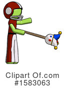 Green Design Mascot Clipart #1583063 by Leo Blanchette