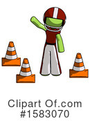 Green Design Mascot Clipart #1583070 by Leo Blanchette