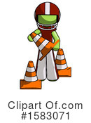 Green Design Mascot Clipart #1583071 by Leo Blanchette