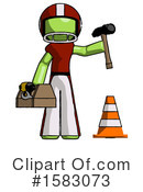 Green Design Mascot Clipart #1583073 by Leo Blanchette