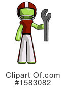 Green Design Mascot Clipart #1583082 by Leo Blanchette