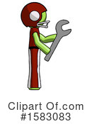 Green Design Mascot Clipart #1583083 by Leo Blanchette