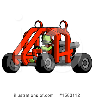 Royalty-Free (RF) Green Design Mascot Clipart Illustration by Leo Blanchette - Stock Sample #1583112
