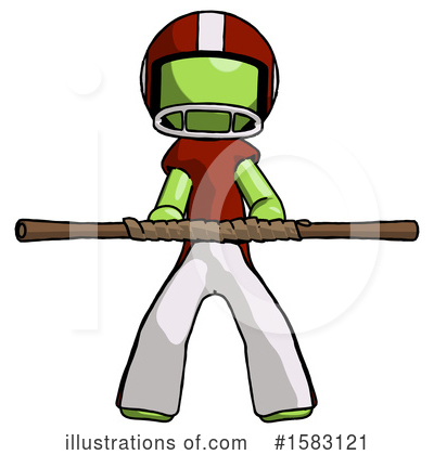 Royalty-Free (RF) Green Design Mascot Clipart Illustration by Leo Blanchette - Stock Sample #1583121