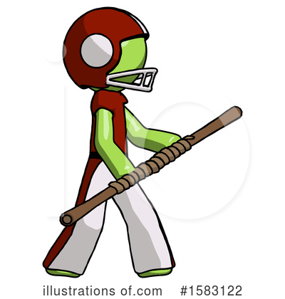 Royalty-Free (RF) Green Design Mascot Clipart Illustration by Leo Blanchette - Stock Sample #1583122