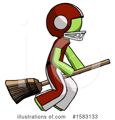 Royalty-Free (RF) Green Design Mascot Clipart Illustration by Leo Blanchette - Stock Sample #1583133