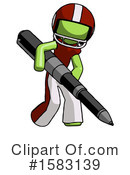 Green Design Mascot Clipart #1583139 by Leo Blanchette
