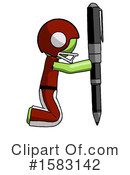 Green Design Mascot Clipart #1583142 by Leo Blanchette