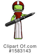 Green Design Mascot Clipart #1583143 by Leo Blanchette