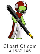 Green Design Mascot Clipart #1583146 by Leo Blanchette