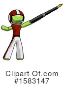 Green Design Mascot Clipart #1583147 by Leo Blanchette