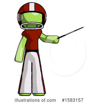 Royalty-Free (RF) Green Design Mascot Clipart Illustration by Leo Blanchette - Stock Sample #1583157