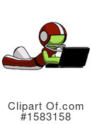 Green Design Mascot Clipart #1583158 by Leo Blanchette