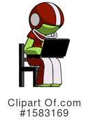 Green Design Mascot Clipart #1583169 by Leo Blanchette