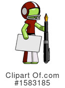 Green Design Mascot Clipart #1583185 by Leo Blanchette