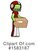 Green Design Mascot Clipart #1583187 by Leo Blanchette