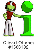 Green Design Mascot Clipart #1583192 by Leo Blanchette