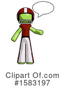 Green Design Mascot Clipart #1583197 by Leo Blanchette