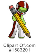 Green Design Mascot Clipart #1583201 by Leo Blanchette