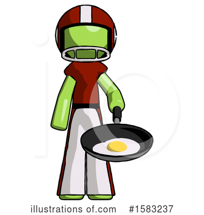 Royalty-Free (RF) Green Design Mascot Clipart Illustration by Leo Blanchette - Stock Sample #1583237