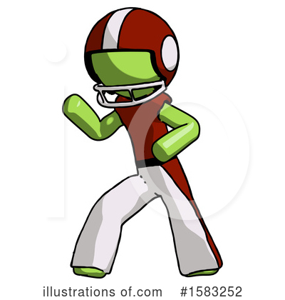 Royalty-Free (RF) Green Design Mascot Clipart Illustration by Leo Blanchette - Stock Sample #1583252