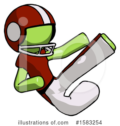 Royalty-Free (RF) Green Design Mascot Clipart Illustration by Leo Blanchette - Stock Sample #1583254