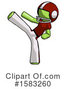 Green Design Mascot Clipart #1583260 by Leo Blanchette