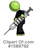 Green Design Mascot Clipart #1589792 by Leo Blanchette