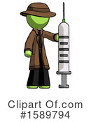 Green Design Mascot Clipart #1589794 by Leo Blanchette