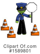 Green Design Mascot Clipart #1589801 by Leo Blanchette