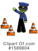 Green Design Mascot Clipart #1589804 by Leo Blanchette