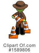 Green Design Mascot Clipart #1589806 by Leo Blanchette