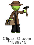 Green Design Mascot Clipart #1589815 by Leo Blanchette