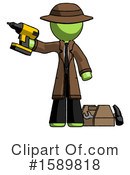 Green Design Mascot Clipart #1589818 by Leo Blanchette