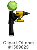 Green Design Mascot Clipart #1589823 by Leo Blanchette