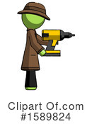 Green Design Mascot Clipart #1589824 by Leo Blanchette