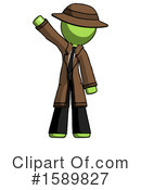 Green Design Mascot Clipart #1589827 by Leo Blanchette