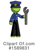 Green Design Mascot Clipart #1589831 by Leo Blanchette