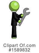 Green Design Mascot Clipart #1589832 by Leo Blanchette