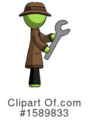 Green Design Mascot Clipart #1589833 by Leo Blanchette