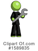 Green Design Mascot Clipart #1589835 by Leo Blanchette